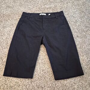 Vince Navy Cotton Twill Bermuda Shorts Size 0 EUC